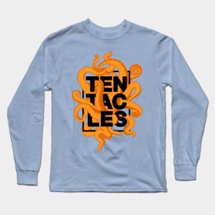 Tentacles – Pumpkin orange Long Sleeve T-Shirt